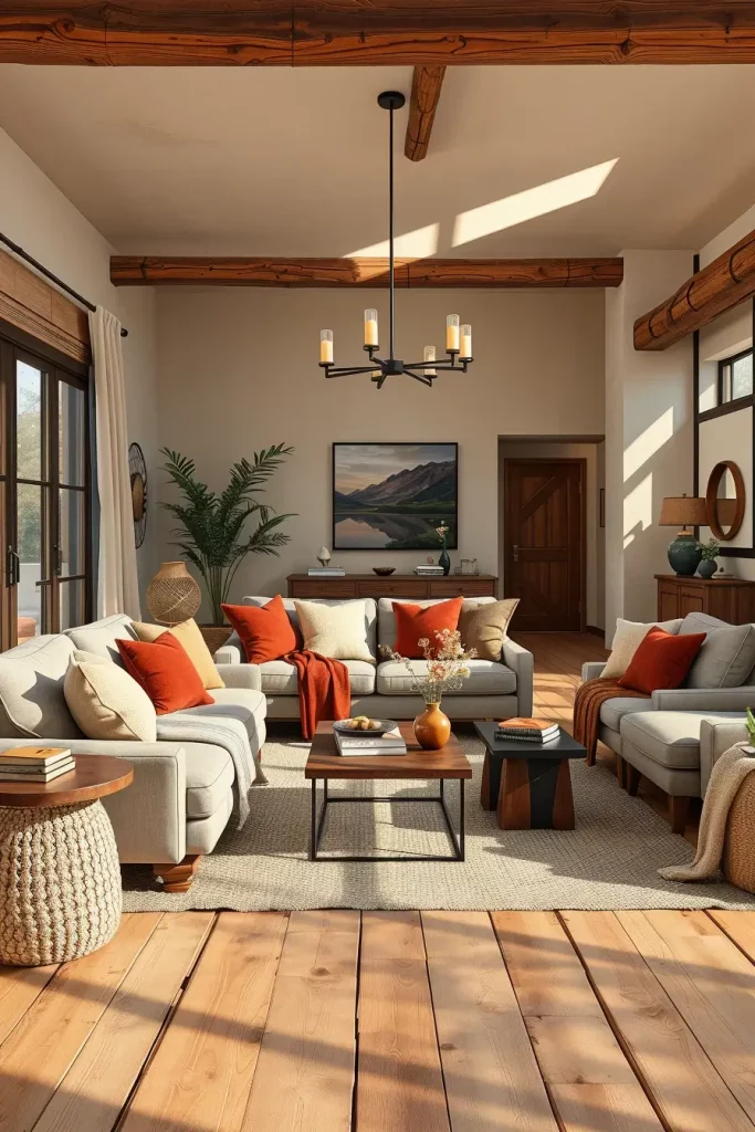 64 Warm Rustic Living Room Ideas for a Cozy and Inviting Home