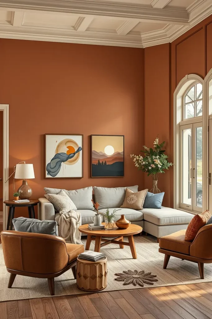 64 Earth-Tone Living Room Ideas for a Warm and Natural Home