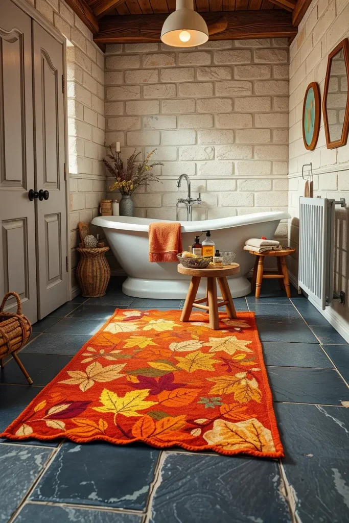 64 Rustic Bathroom Fall Makeover Ideas for a Cozy Seasonal Refresh