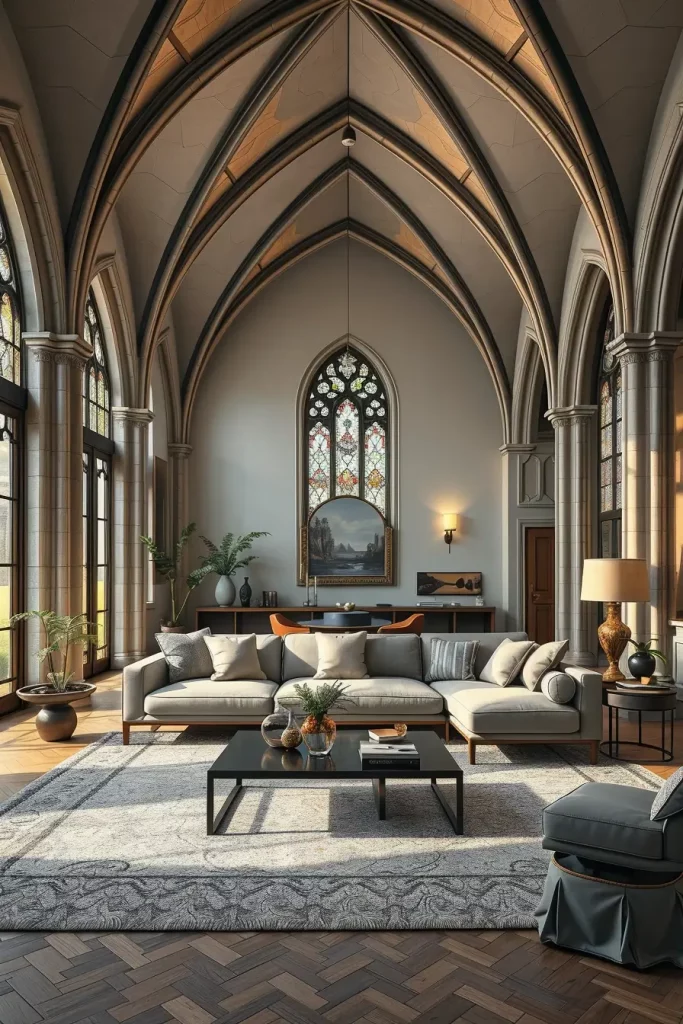 64 Gothic Living Room Arches and Windows: Elegant Design Ideas