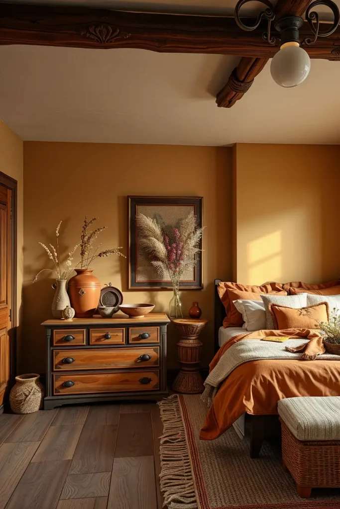 65 Terracotta and Tan Bedroom Ideas for a Warm and Elegant Interior