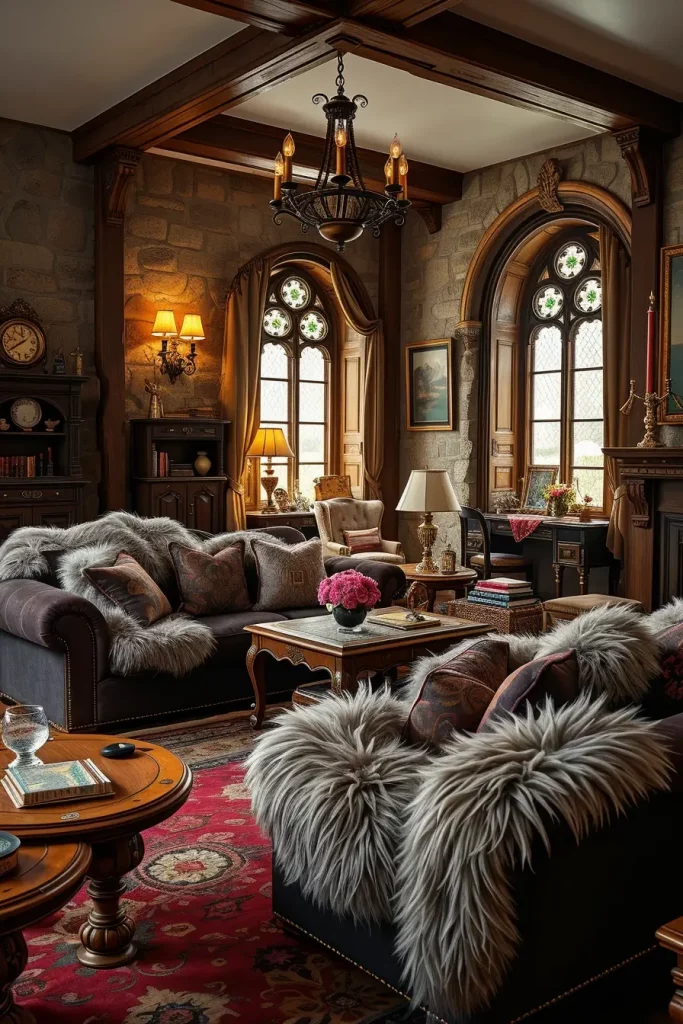 62 Castlecore Living Room Inspiration: Ideas for a Regal and Cozy Home