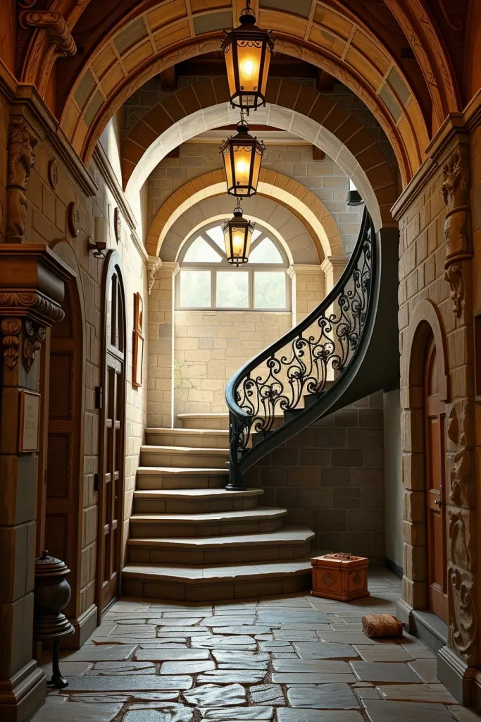 64 Castlecore Hallway Inspiration: Magical Medieval Designs for Your Home