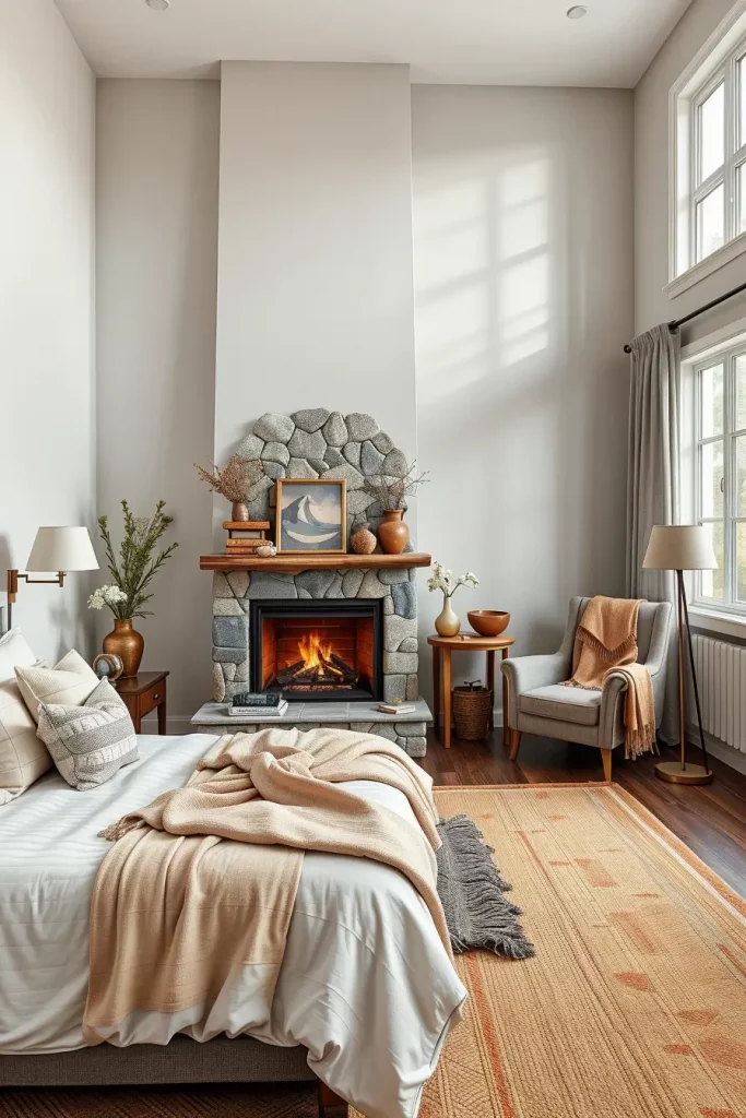 Stone Fireplace Bedroom: Cozy and Modern Design Ideas for Every Style