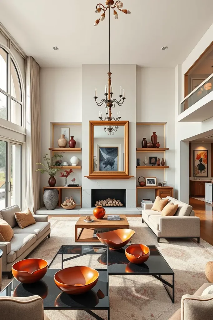 66 Cherry Coded Accents for Open-Plan Houses: Elegant Design Ideas