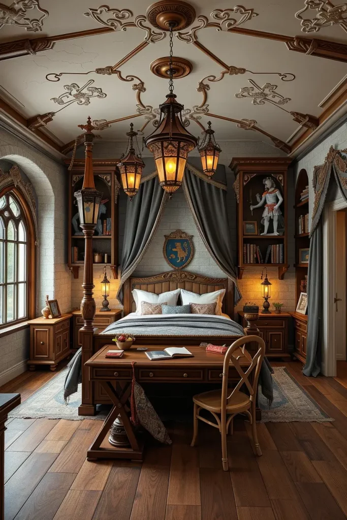 64 Castlecore Bedroom Inspiration Ideas for Dreamy Medieval Style