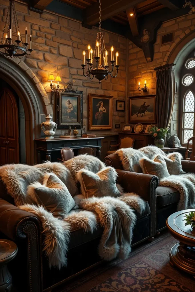 62 Castlecore Living Room Inspiration: Ideas for a Regal and Cozy Home