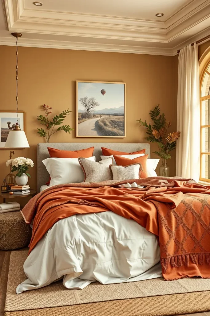 65 Terracotta and Tan Bedroom Ideas for a Warm and Elegant Interior