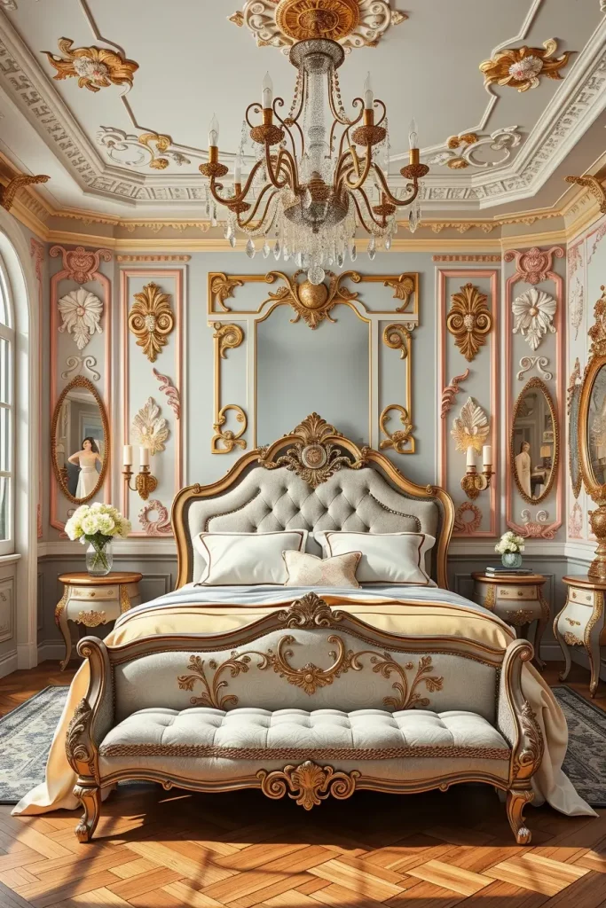 64 Rococo Revival Bedroom Furniture Ideas for Timeless Elegance