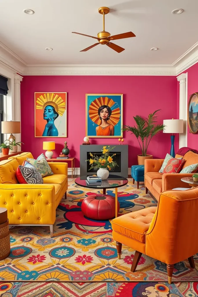 64 Primary Play Bold Living Room Decor Trends for a Modern Home