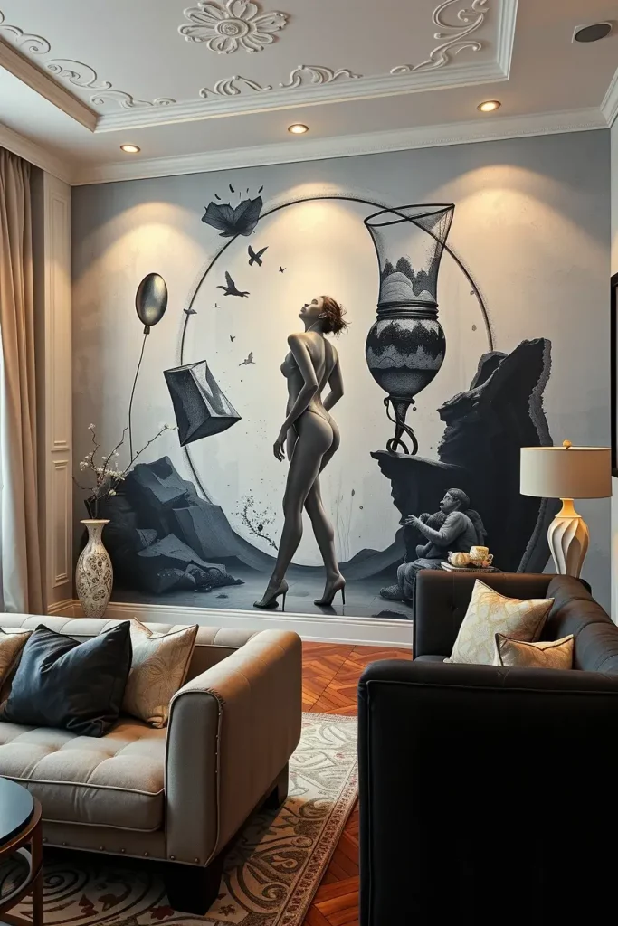 63 Modern Surrealism Statement Wall Art Ideas to Transform Your Space
