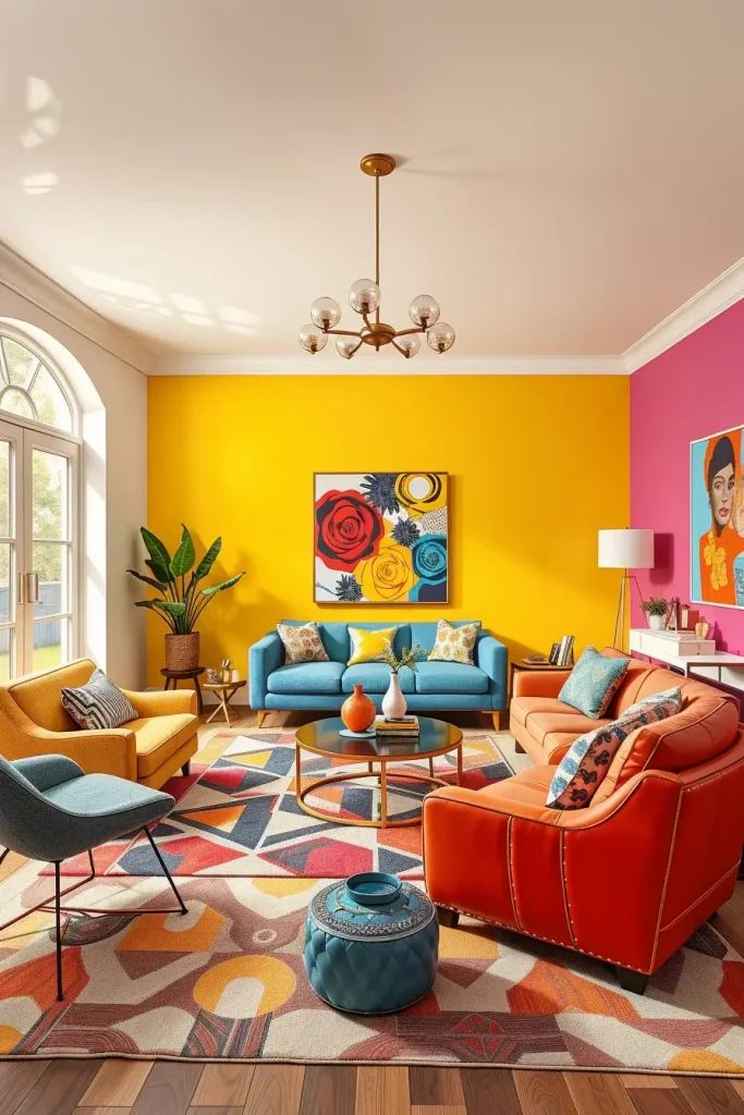 64 Primary Play Bold Living Room Decor Trends for a Modern Home