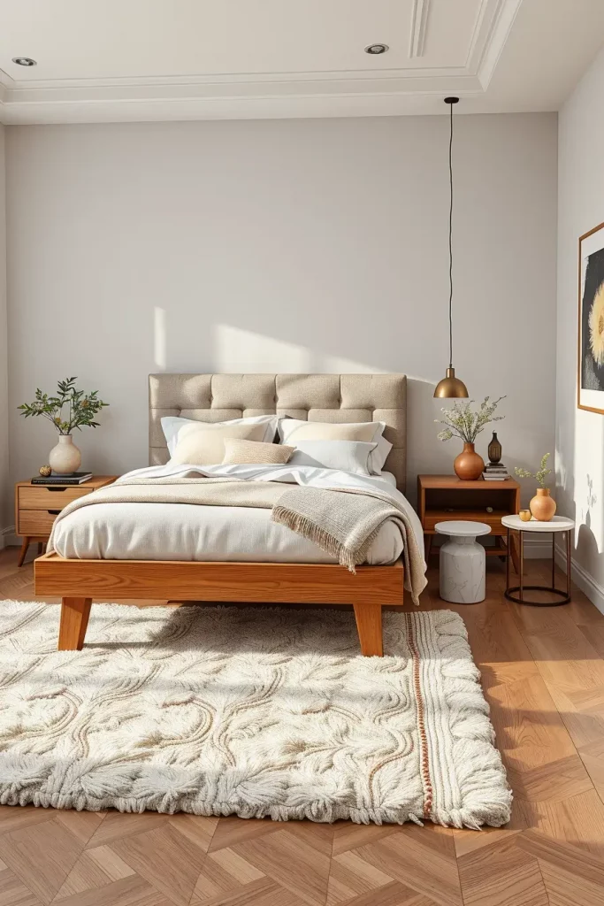 62 Modern Bedroom Design With Natural Materials for a Cozy and Stylish Space