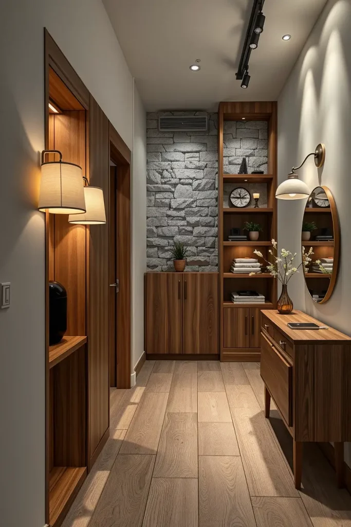 62 Modern Hallway Design With Natural Materials: Stylish Ideas for a Timeless Home