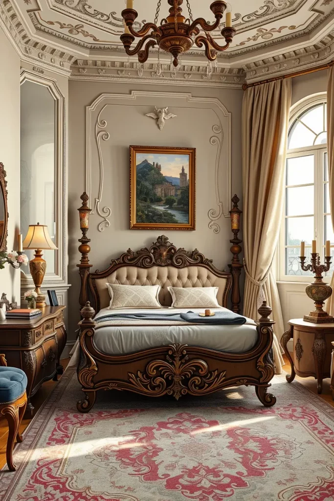64 Rococo Revival Bedroom Furniture Ideas for Timeless Elegance