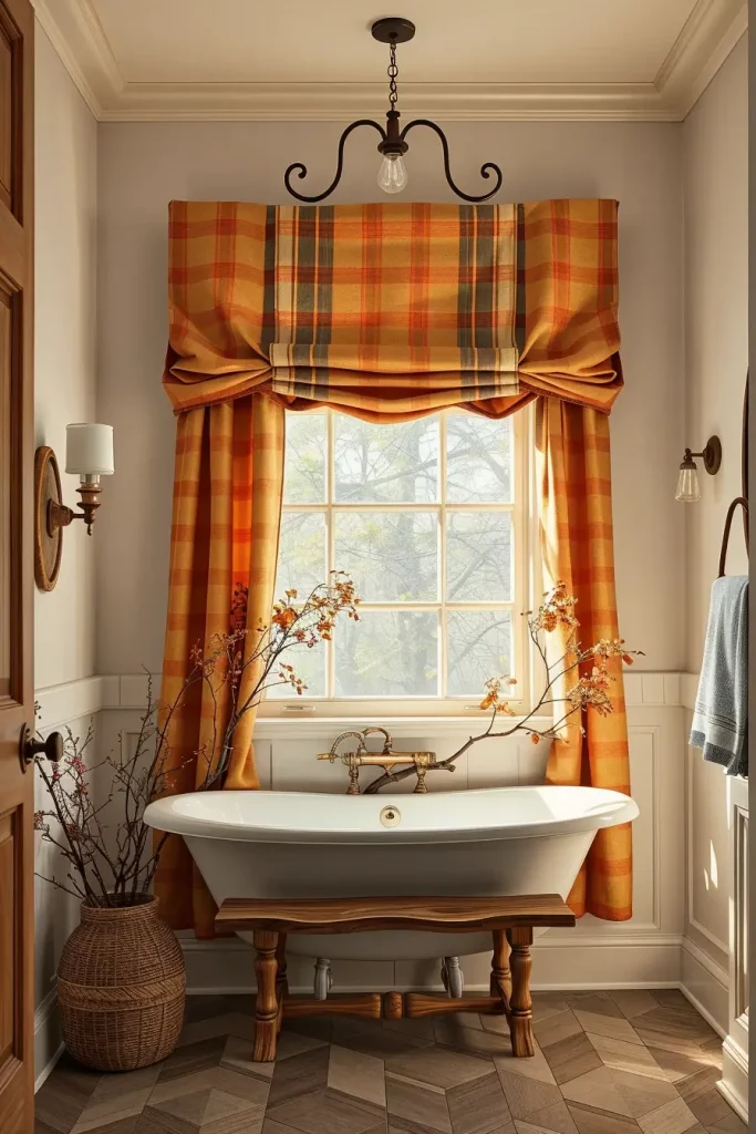 64 Rustic Bathroom Fall Makeover Ideas for a Cozy Seasonal Refresh