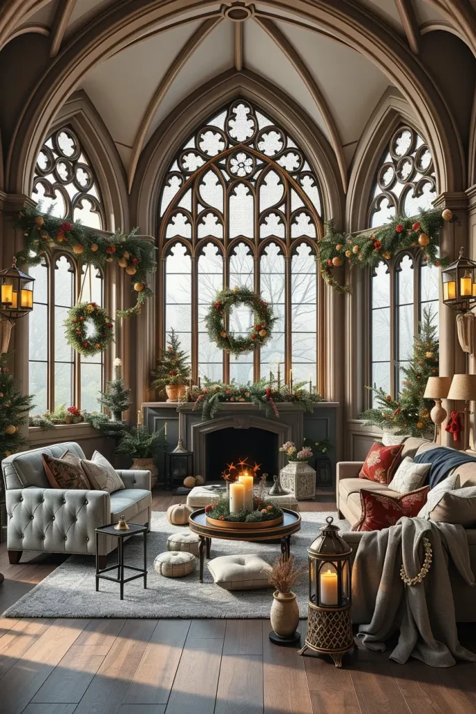 64 Gothic Living Room Arches and Windows: Elegant Design Ideas