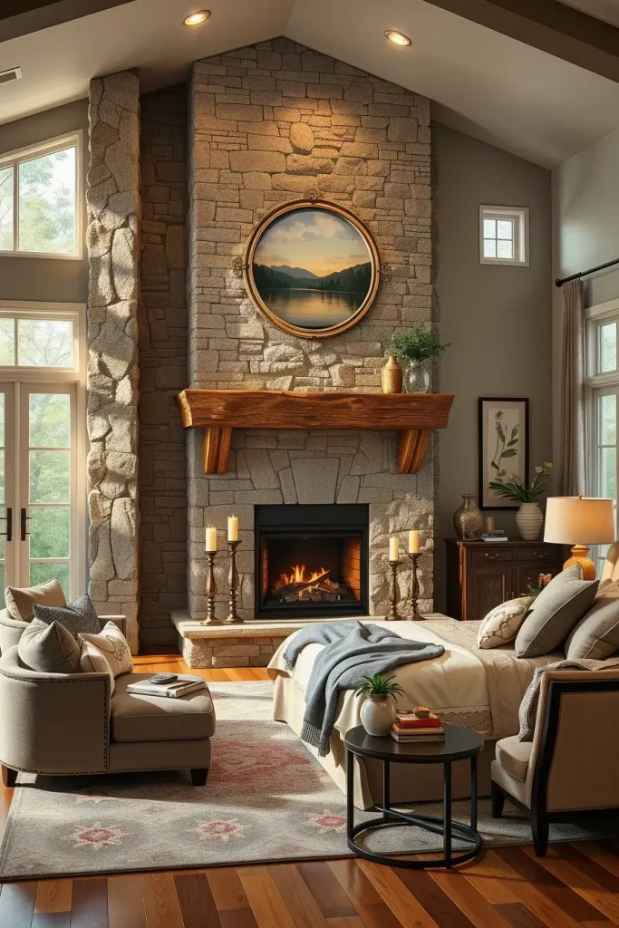 Stone Fireplace Bedroom: Cozy and Modern Design Ideas for Every Style
