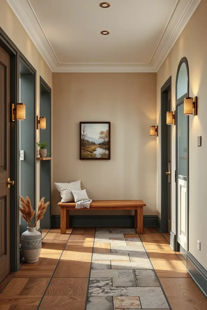 62 Modern Hallway Design With Natural Materials: Stylish Ideas for a Timeless Home
