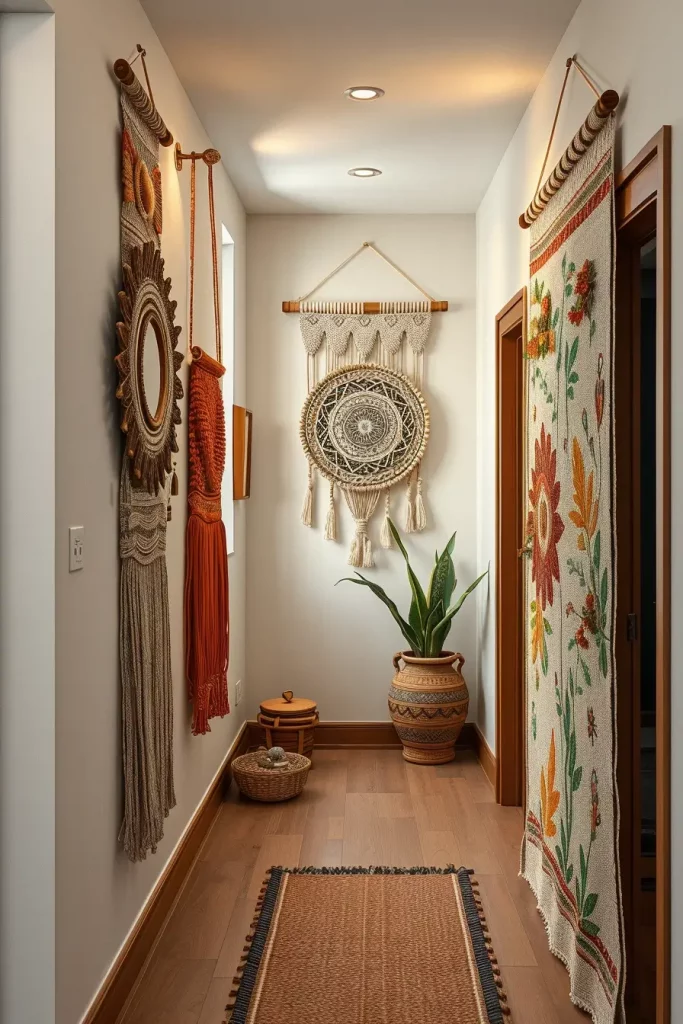 65 Earthy Hallway Styling Tips to Create a Warm and Natural Entryway