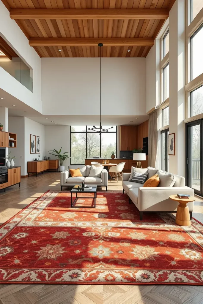 66 Cherry Coded Accents for Open-Plan Houses: Elegant Design Ideas