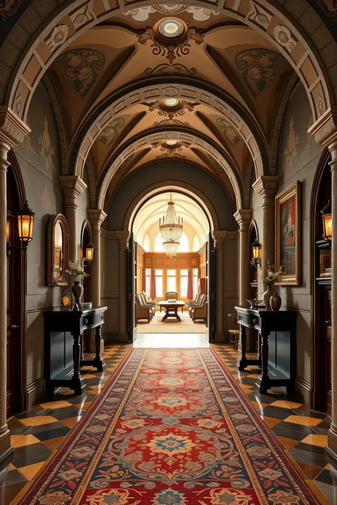 64 Castlecore Hallway Inspiration: Magical Medieval Designs for Your Home