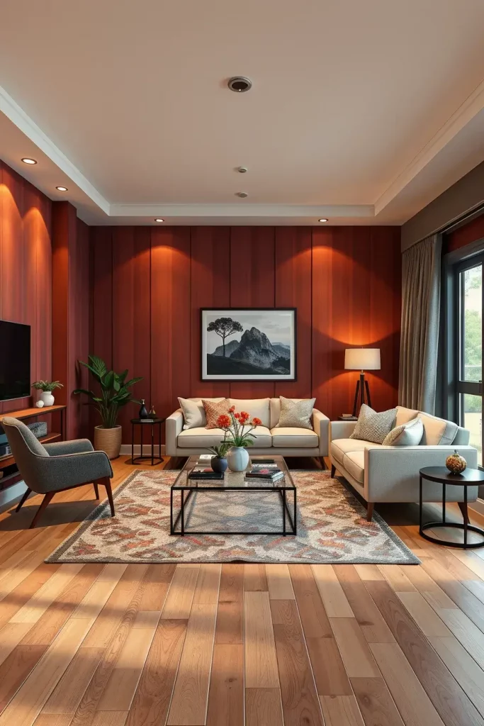 64 Cherry Coded Living Room Color Palette Ideas for Modern Interiors
