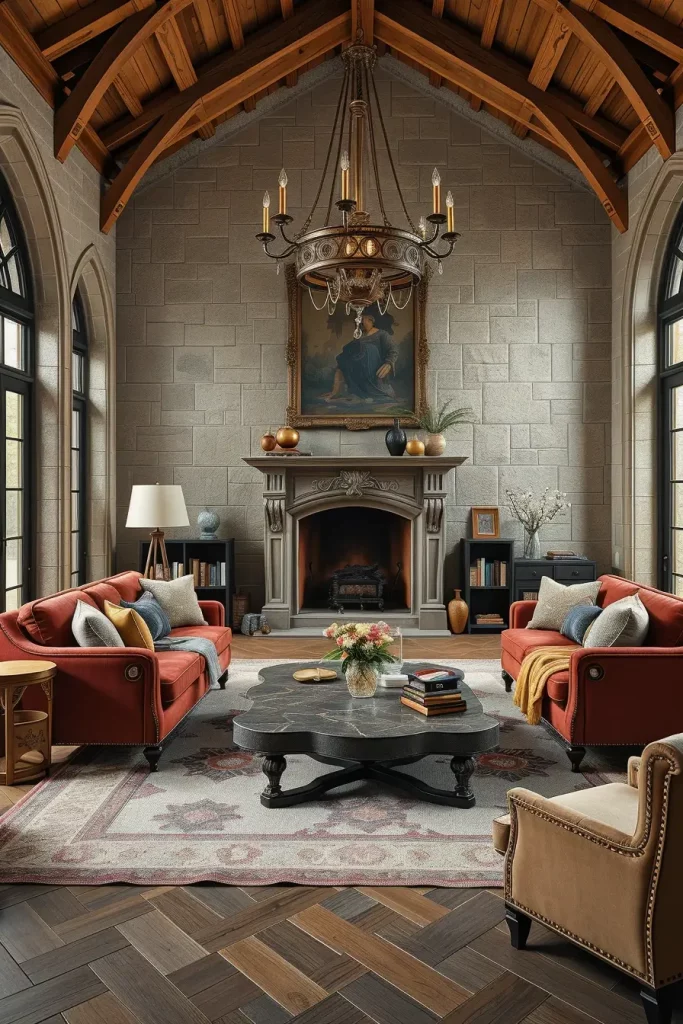 62 Castlecore Living Room Inspiration: Ideas for a Regal and Cozy Home