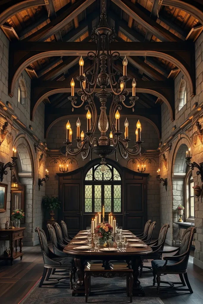 63 Castlecore Kitchen and Dining Room Inspiration Ideas for Timeless Medieval Elegance