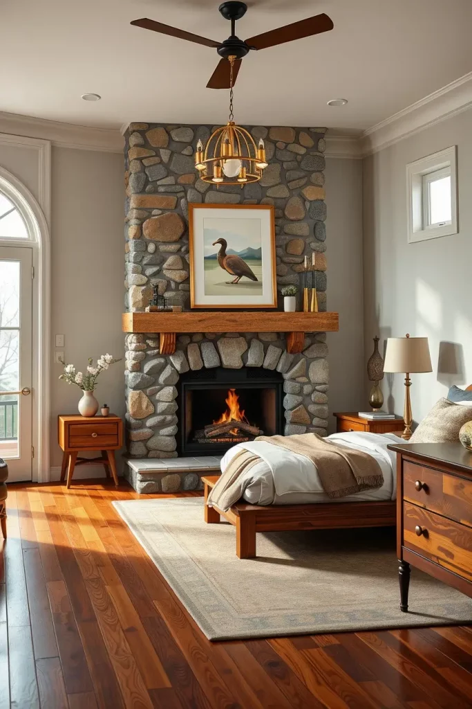 Stone Fireplace Bedroom: Cozy and Modern Design Ideas for Every Style