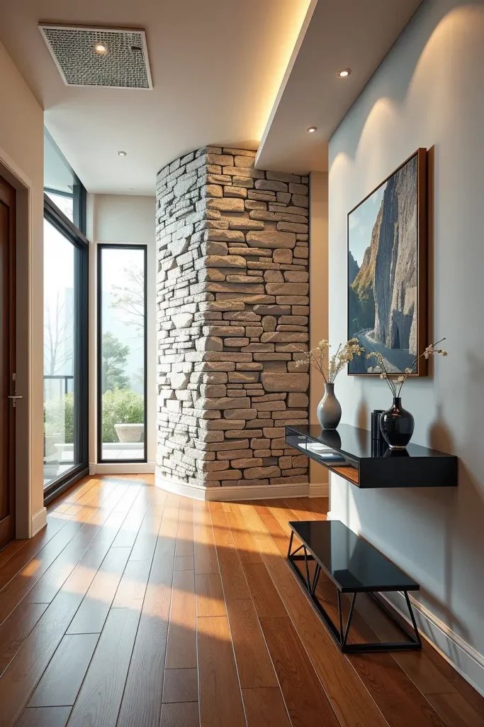 62 Modern Hallway Design With Natural Materials: Stylish Ideas for a Timeless Home