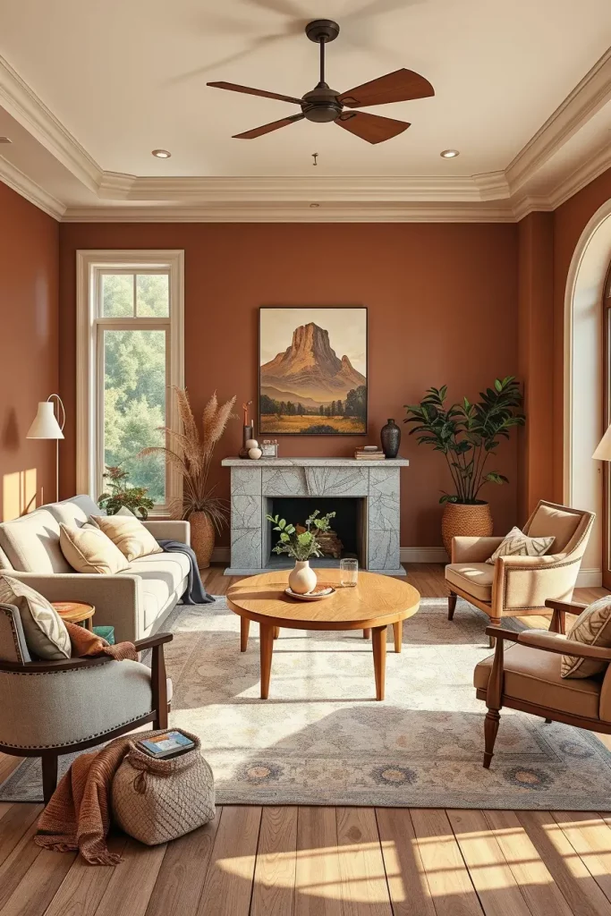 64 Earth-Tone Living Room Ideas for a Warm and Natural Home