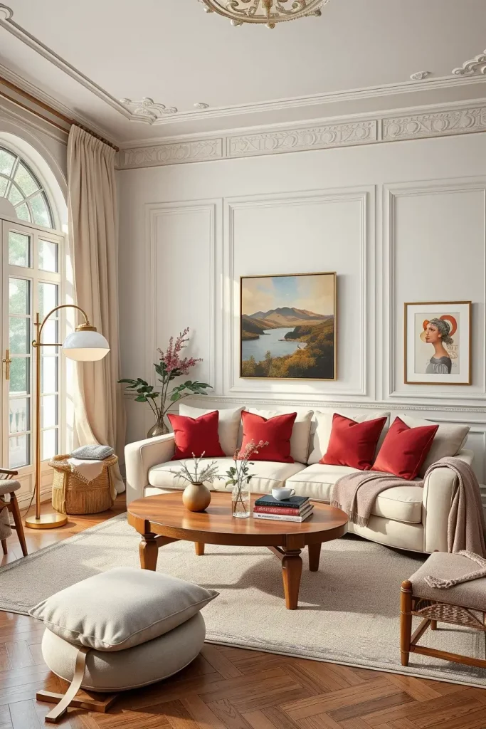 64 Cherry Coded Living Room Color Palette Ideas for Modern Interiors