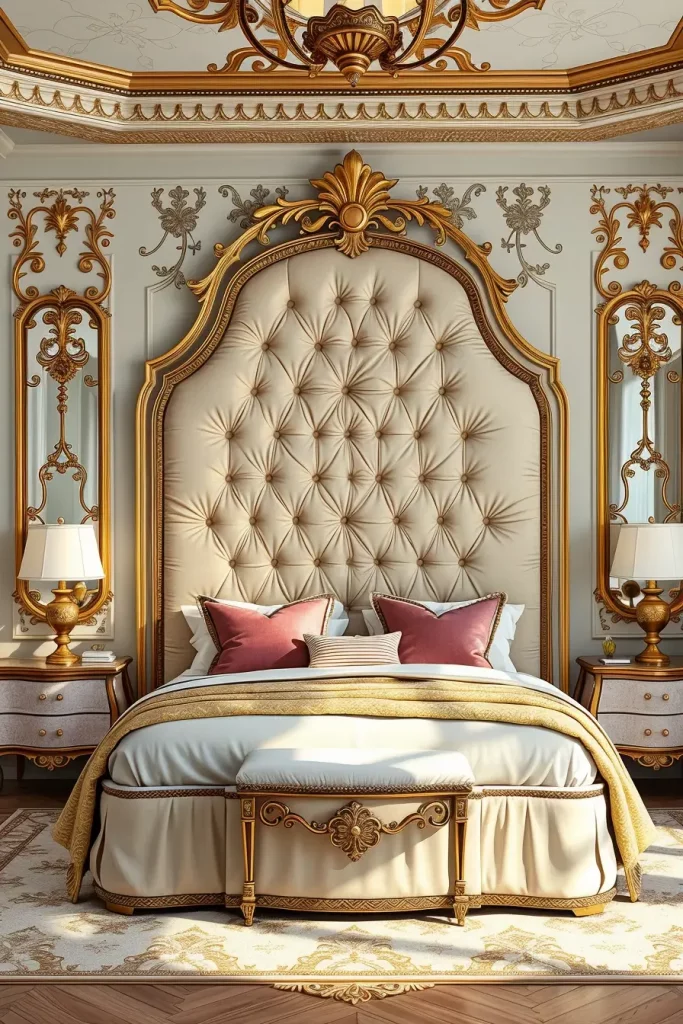64 Rococo Revival Bedroom Furniture Ideas for Timeless Elegance