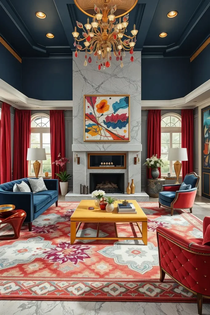 64 Primary Play Bold Living Room Decor Trends for a Modern Home