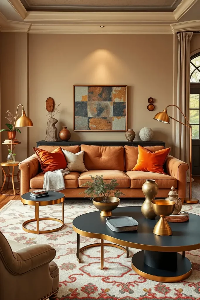 64 Earth-Tone Living Room Ideas for a Warm and Natural Home