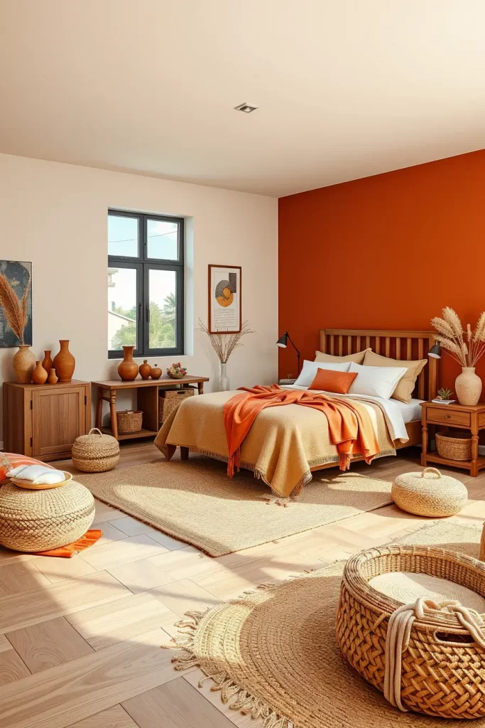 65 Terracotta and Tan Bedroom Ideas for a Warm and Elegant Interior