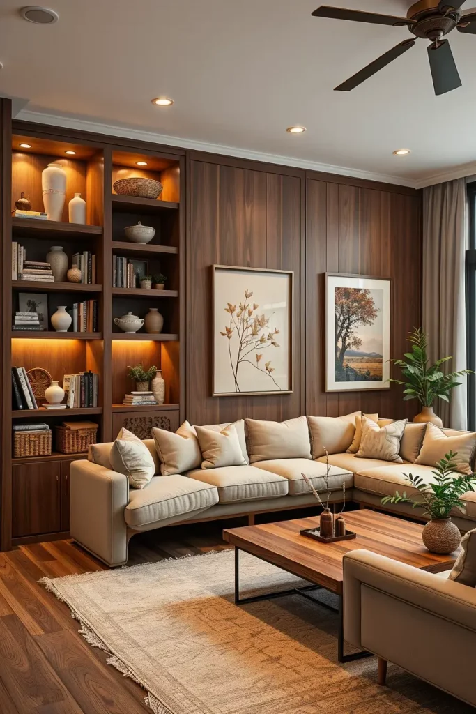 64 Earth-Tone Living Room Ideas for a Warm and Natural Home