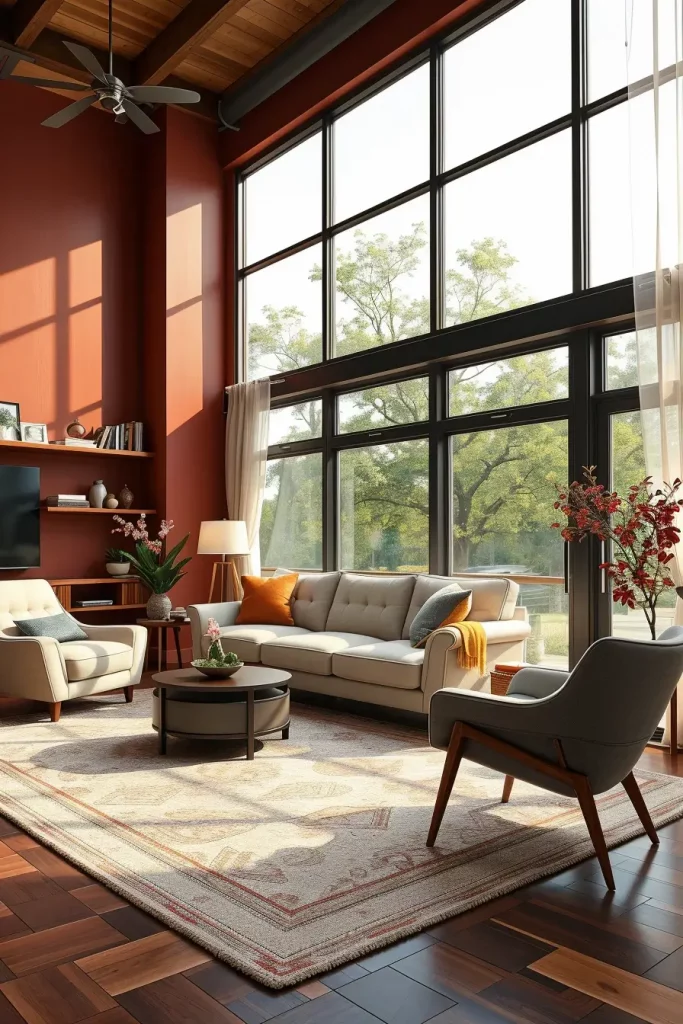 64 Cherry Coded Living Room Color Palette Ideas for Modern Interiors