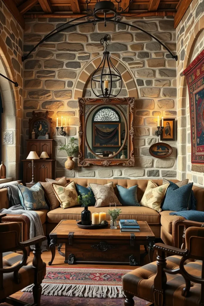 62 Castlecore Living Room Inspiration: Ideas for a Regal and Cozy Home