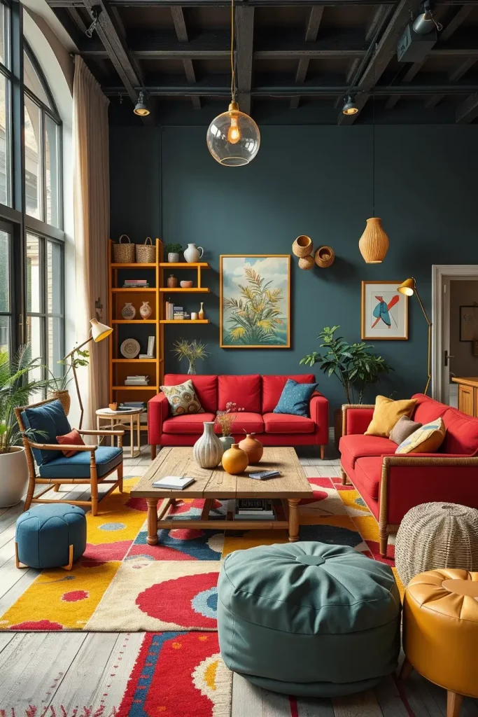 64 Primary Play Bold Living Room Decor Trends for a Modern Home