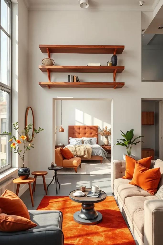 66 Cherry Coded Accents for Open-Plan Houses: Elegant Design Ideas