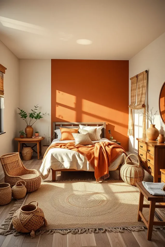 65 Terracotta and Tan Bedroom Ideas for a Warm and Elegant Interior