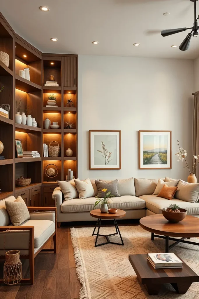 64 Earth-Tone Living Room Ideas for a Warm and Natural Home