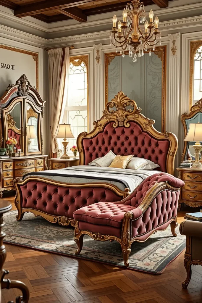 64 Rococo Revival Bedroom Furniture Ideas for Timeless Elegance