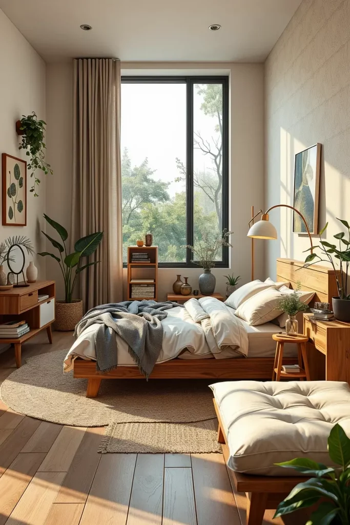 62 Modern Bedroom Design With Natural Materials for a Cozy and Stylish Space