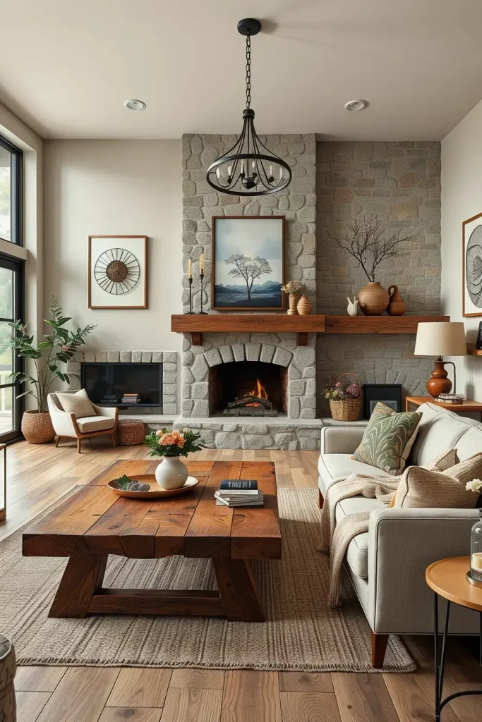 64 Warm Rustic Living Room Ideas for a Cozy and Inviting Home
