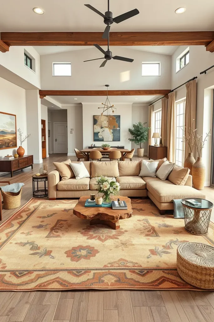 64 Earth-Tone Living Room Ideas for a Warm and Natural Home