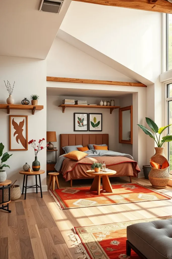 66 Cherry Coded Accents for Open-Plan Houses: Elegant Design Ideas