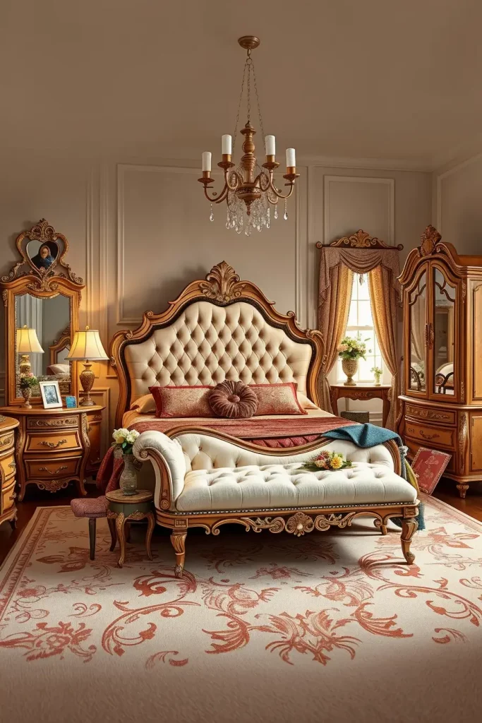 64 Rococo Revival Bedroom Furniture Ideas for Timeless Elegance